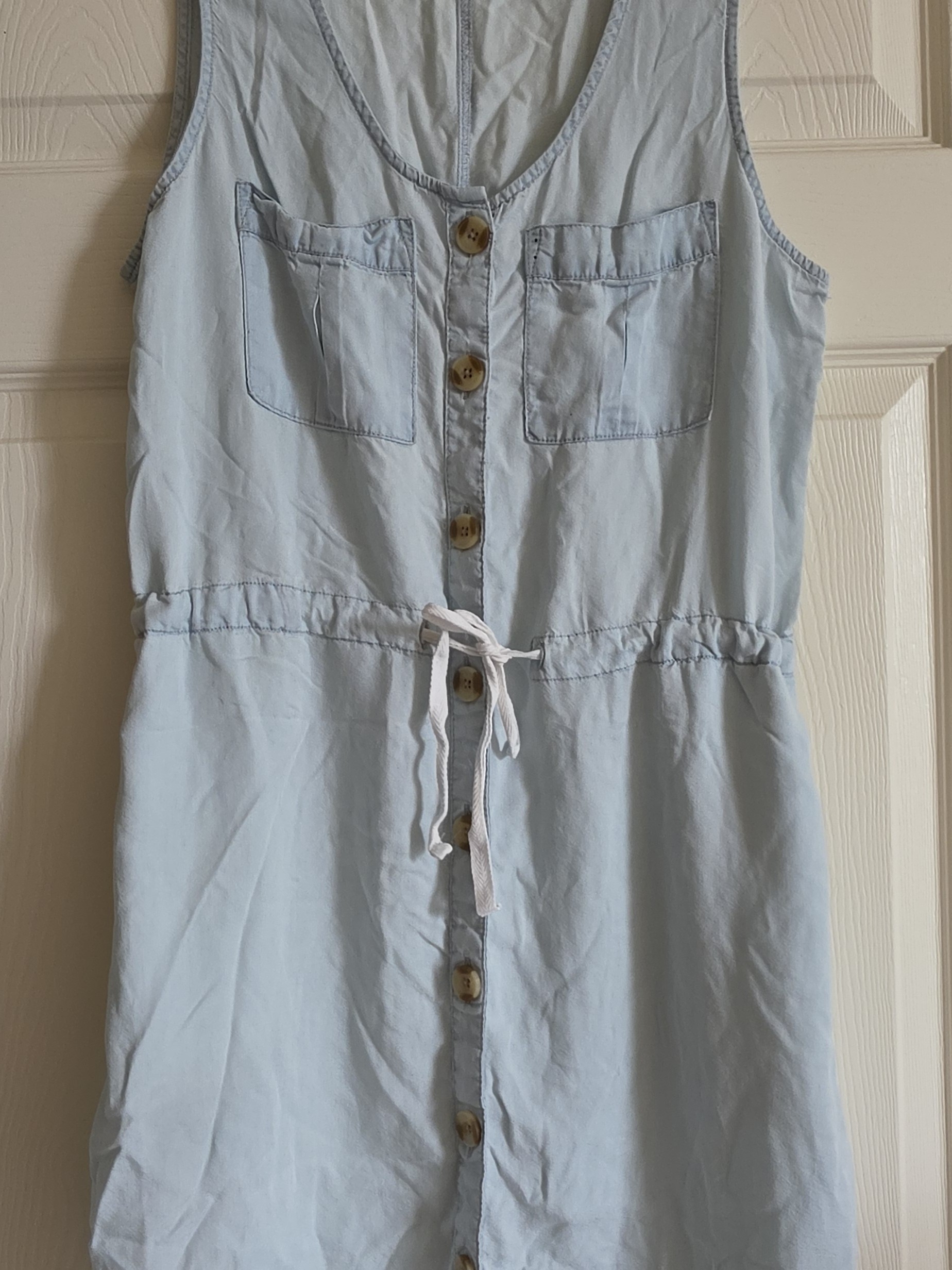 Harper Light Blue Sleeveless Mini Dress Size Small Ladies